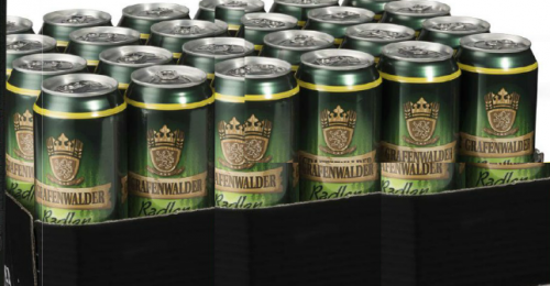 Grafenwalder radler met 24 halve liter blikken